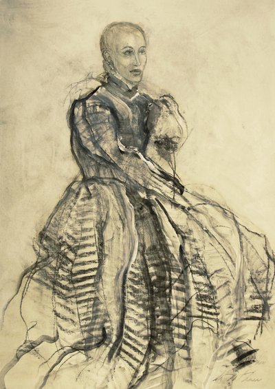 Retrato de uma mulher elegante de Ute Rathmann