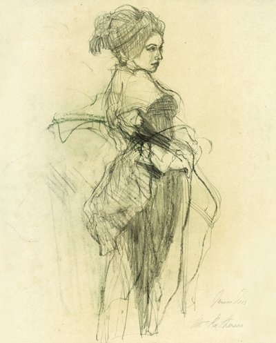 Esboço de uma mulher elegante de Ute Rathmann