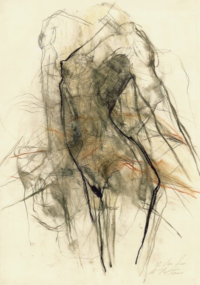 Nu feminino expressivo de Ute Rathmann