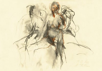 Desenho expressivo de figuras de Ute Rathmann