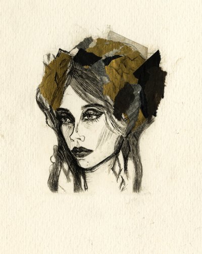 Retrato expressivo de uma mulher de Ute Rathmann