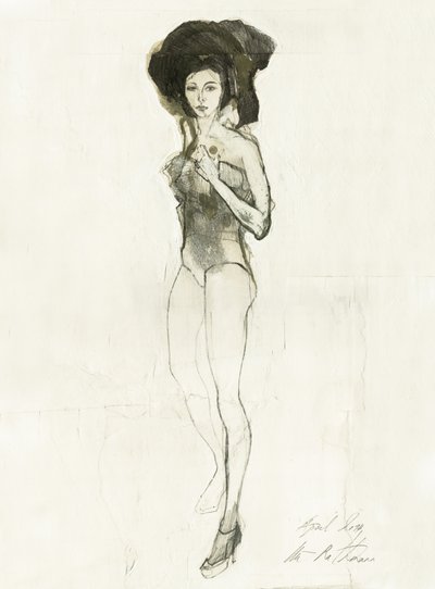 Desenho de figuras de moda de Ute Rathmann
