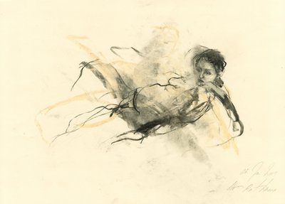 Esboço de um nu gracioso de Ute Rathmann