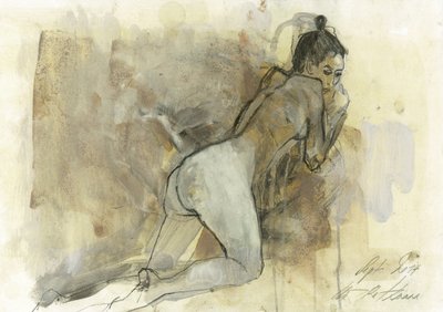 Estudo de um nu gracioso de Ute Rathmann