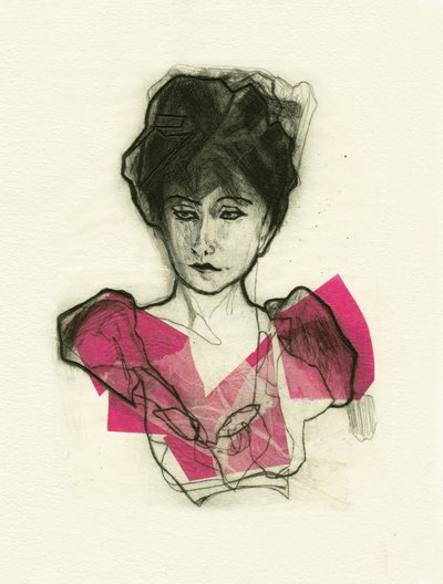 Retrato Rosa Moderno de Ute Rathmann