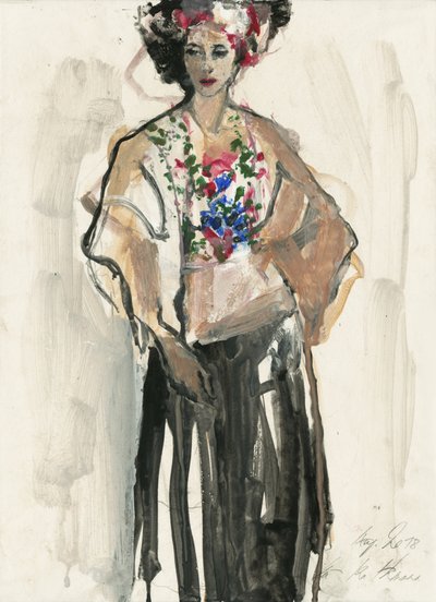 Moda floral vibrante de Ute Rathmann