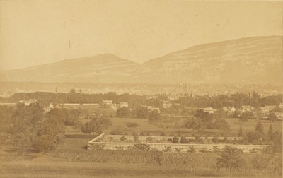 Genebra, vista geral, tirada de Petit-Saconnex de V. Muzet