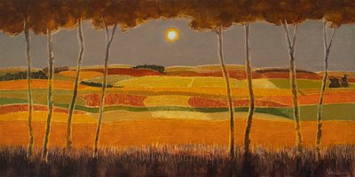 Noite de Ouro, 2022 (óleo sobre tela) de Vadym Vaskovsky