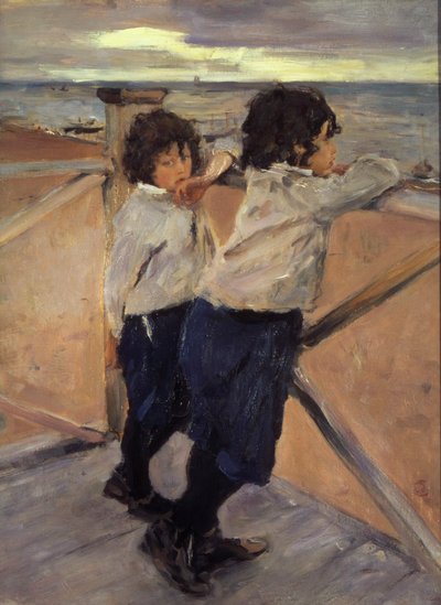 Crianças, 1899 de Valentin Aleksandrovich Serov