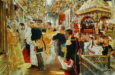 Imperador Nikolai Aleksandrovich de Valentin Aleksandrovich Serov