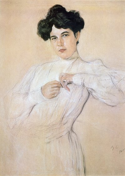 Maria Pavlovna Botkina de Valentin Aleksandrovich Serov