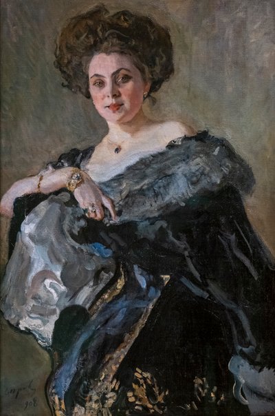Retrato de Evdokiya Sergeevna Morozova de Valentin Aleksandrovich Serov