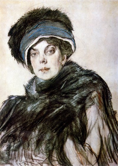 Retrato da Princesa Olga Orlova de Valentin Aleksandrovich Serov