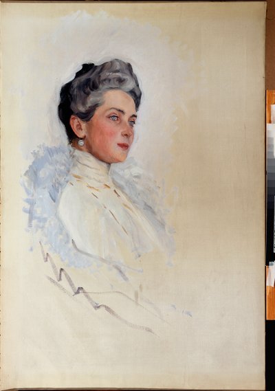 Retrato da Princesa Zenaide Youssoupoff de Valentin Aleksandrovich Serov