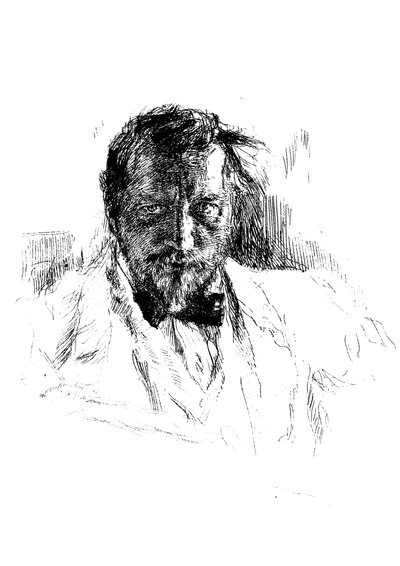 Auto-retrato, 1898. de Valentin Aleksandrovich Serov