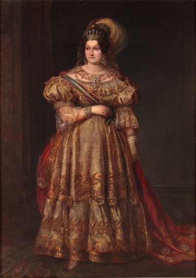 Maria cristina de bourbon de Valentin Carderera y Solano