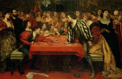 Uma casa de jogos veneziana no século XVI de Valentine Cameron Prinsep