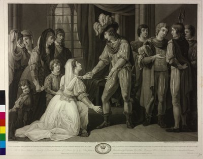 Rei de Inglaterra, senhora Elizabeth Grey e Eduardo IV de Valentine Green