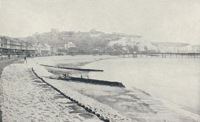 Penhascos de giz, perto de Dover, 1910 de Valentine and Sons Ltd