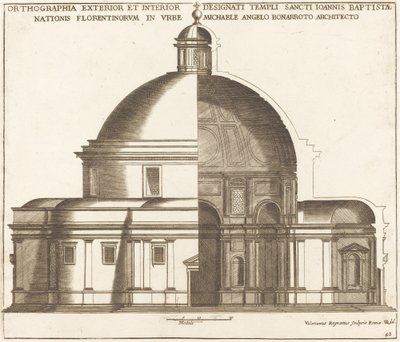 Seção da Igreja de São João Batista de Valerien Regnard