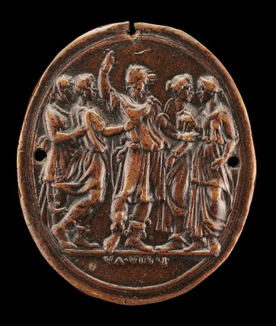 Endereço para um casal, antes de 1540. de Valerio Belli