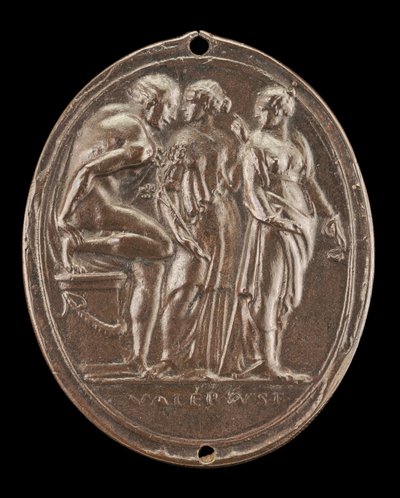 Orestes Libertado das Fúrias, provavelmente na década de 1520, antes de 1540. de Valerio Belli