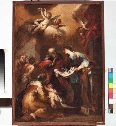 Milagre de St Sitha ou Citha (Pintura de Valerio Castello