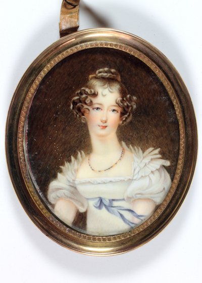 Lady Charlotte Cavendish Bentinck (esmalte) de Vanacker (manner of)