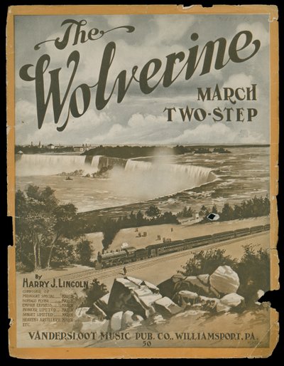 O Wolverine, c.1770-1959 (gravura) de Vandersloot Music Publishing Company