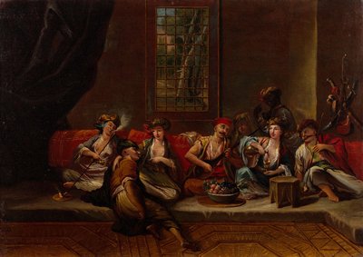 Fuzileiros navais da marinha otomana, década de 1730 de Vanmour