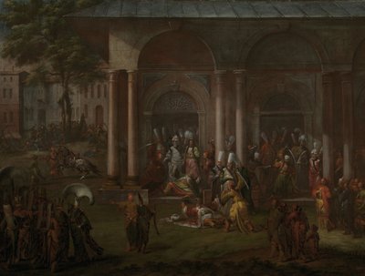O assassinato de Patrona Halil e seus companheiros rebeldes de Vanmour