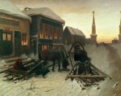 A última taverna nos portões da cidade de Vasili Grigorevich Perov