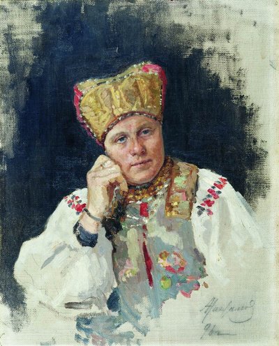 Camponês russo, 1896 de Vasili Maksimovich Maksimov
