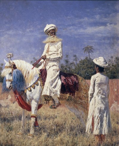 Um cavaleiro em Jaipur, 1881 de Vasili Vasilievich Vereshchagin