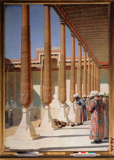 Exibição de Troféus (cabeças decapitadas durante a conquista russa do Turquestão) de Vasili Vasilievich Vereshchagin