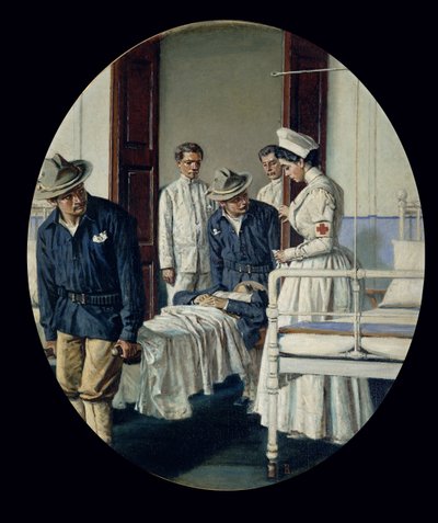 Em um hospital militar de Vasili Vasilievich Vereshchagin