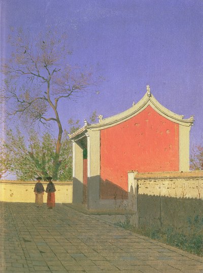 Casa de reunião dos Solones, Ak-Kent, 1869-70 de Vasili Vasilievich Vereshchagin