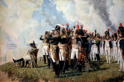 Napoleão Bonaparte nas alturas de Borodino, 1897 de Vasili Vasilievich Vereshchagin