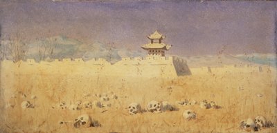 Ruínas em Chuguchak, Xinjiang, 1869 de Vasili Vasilievich Vereshchagin