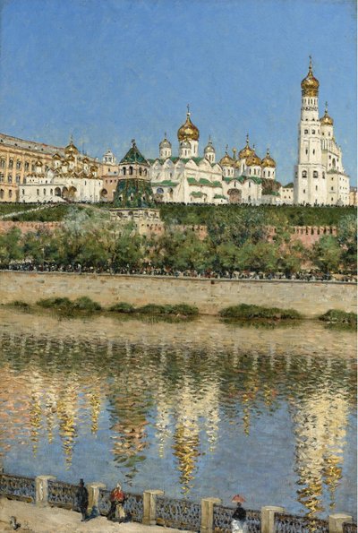 Vista do Kremlin de Moscou de Vasili Vasilievich Vereshchagin