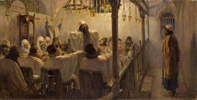 Ele é culpado de morte !, 1906 de Vasilij Dmitrievich Polenov