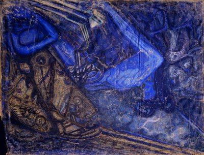 Luto pela morte de Michail Vrubel, 1910-1911 de Vasily Ivanovich Denisov