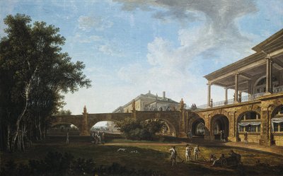 Rampa da Galeria Cameron no Parque em Tsarskoye Selo, 1794 de Vasily Petrovich Petrov