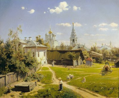 Pátio de Moscou de Vasily Polenov