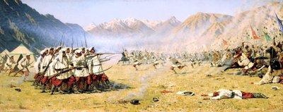 Um ataque repentino, 1871 de Vasily Vereshchagin