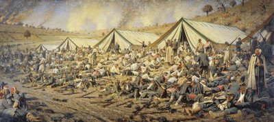 Depois do ataque. Plevna, 1877-1878 de Vasily Vereshchagin