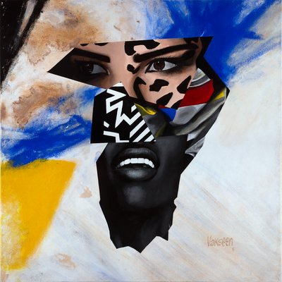 Sua Eminência Real, 2014 (Acrílico sobre tela) de Vaskeen Vaskeen