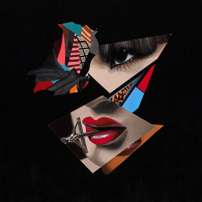 Salmo do Cisne, 2016 (Acrílico sobre tela) de Vaskeen Vaskeen