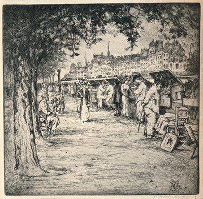 Ao longo do cais, 1915 de Vaughan Trowbridge