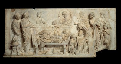 Funebre Bas relief marble ceremony in Venice at the beginning of the 16th century Paris, Louvre Museum de Venetian School